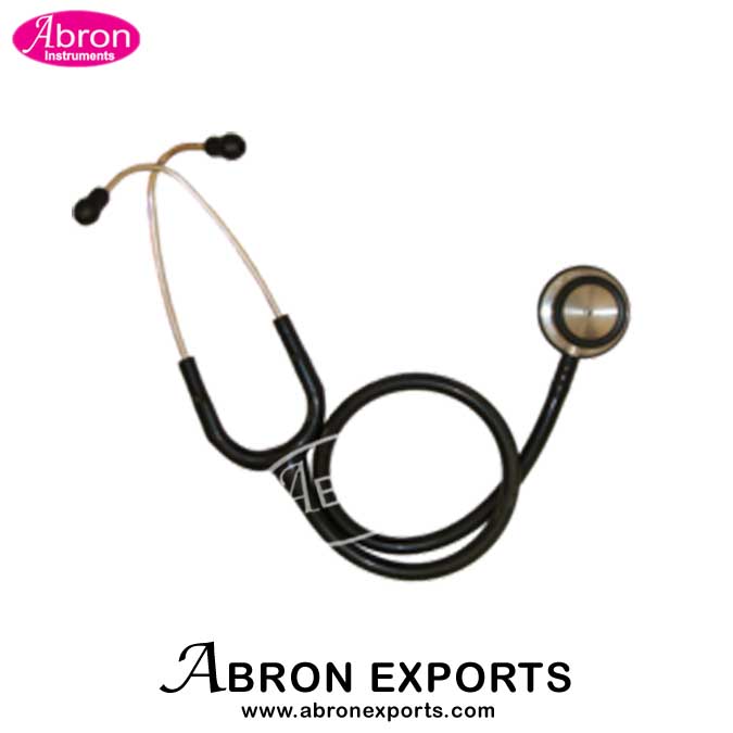Pharmacy Stethoscope Student Special Medical students light weight Chest Piece with Flexible Latex Free Tube & Soft Sealing Ear Knobs Pharmacy Human Physiology Lab Abron 5pc AB-72C